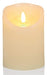 Premier Decorations LED Candles 13cm Premier 9cm wide Cream FlickaBright LED Candle
