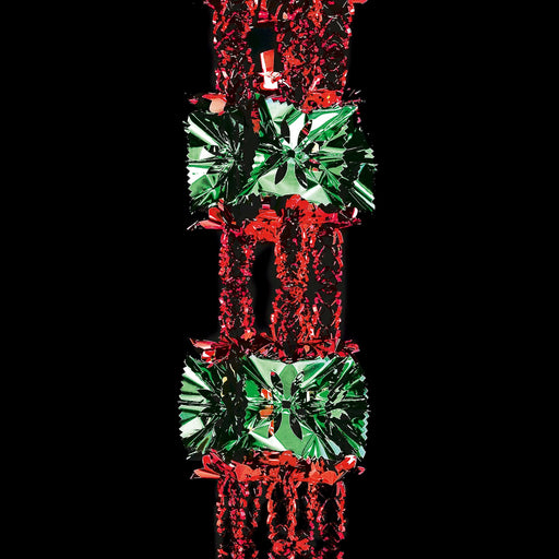 Premier Decorations Christmas Decorations 2.7M x 33cm Christmas Foil Garland Red & Green