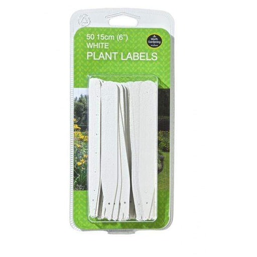 Garland Plant Labels Garland 15cm White Plant Labels 50 pack