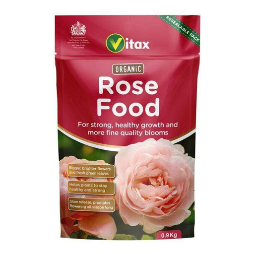 Vitax Rose Plant Food Vitax Organic Rose Food 900g Vitax Organic Rose Food 900g | Windlebridge Garden Nursery