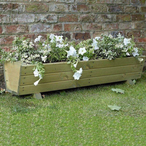 Tom Chambers Wooden Planter Tom Chambers Harlow Trough Planter