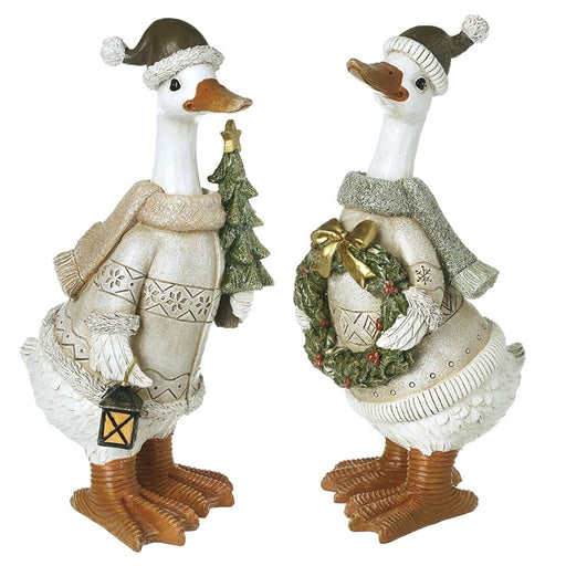 Heaven Sends Christmas Figurine Christmas Duck – Assorted Designs Christmas Duck Mix 2 | Windlebridge Garden Nursery