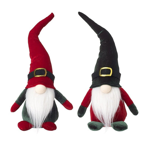 Heaven Sends Christmas Decoration Christmas Gonk with Red or Green Velvet Santa Belt Hat Christmas Gonk with Red or Green Velvet Santa Belt Hat | Windlebridge Garden Nursery