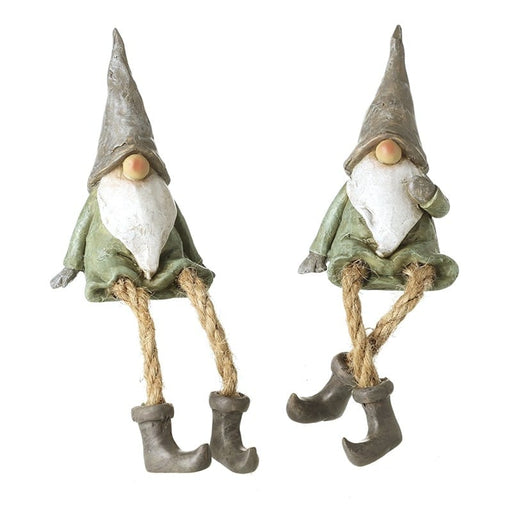 Heaven Sends Christmas Figurine Dangly Leg Gonks In Grey Hat Mix Dangly Leg Gonks In Grey Hat Mix | Windlebridge Garden Nursery