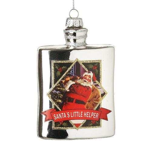 Heaven Sends Hanging Decoration Glass Hanging Santa's Little Helper Glass Hanging Santa's Little Helper | Windlebridge Garden Nursery