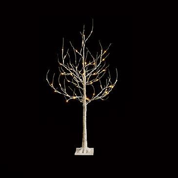 Premier Decorations Artificial Christmas Tree Premier 1.2m Multi Action Lit Birch Tree with 64 Warm White LED and Timer Premier 1.2m Multi Action Lit Birch Tree with 64 Warm White LED and Ti