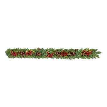 Premier Decorations Christmas Garland Premier 1.8m Natural Red Berry Garland with Pine Cones Premier 1.8m Natural Red Berry Garland with Pine Cones