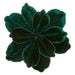 Premier Decorations Christmas Floristry Premier 24cm Emerald Green Velour Magnolia Clip On Premier 24cm Emerald Green Velour Magnolia Clip On