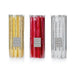 Premier Decorations Christmas Candles Premier 25cm Advent Candle 3 Assorted Ivory - Red - White Premier 25cm Advent Candle 3 Assorted Ivory - Red - White