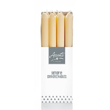Premier Decorations Christmas Candles Premier 25cm Ivory Dinner Candle Premier 25cm Ivory Dinner Candle