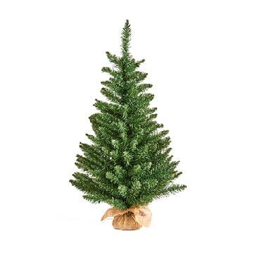 Premier Decorations Artificial Christmas Tree Premier 90cm Green Burlap Tree Premier 90cm Green Burlap Tree
