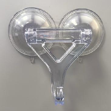 Premier Decorations Christmas Accessory Premier Clear Wreath Hanger with Double Suction Clamp Premier Clear Wreath Hanger with Double Suction Clamp