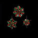 Premier Decorations Christmas Decoration Red and Green Premier 40cm Foil Starburst – Assorted Designs Premier 40cm Foil Starburst – Assorted Designs