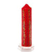 Premier Decorations Christmas Candles Red Premier 20cm Advent Candle with Glass Holder Premier 20cm Advent Candle with Glass Holder