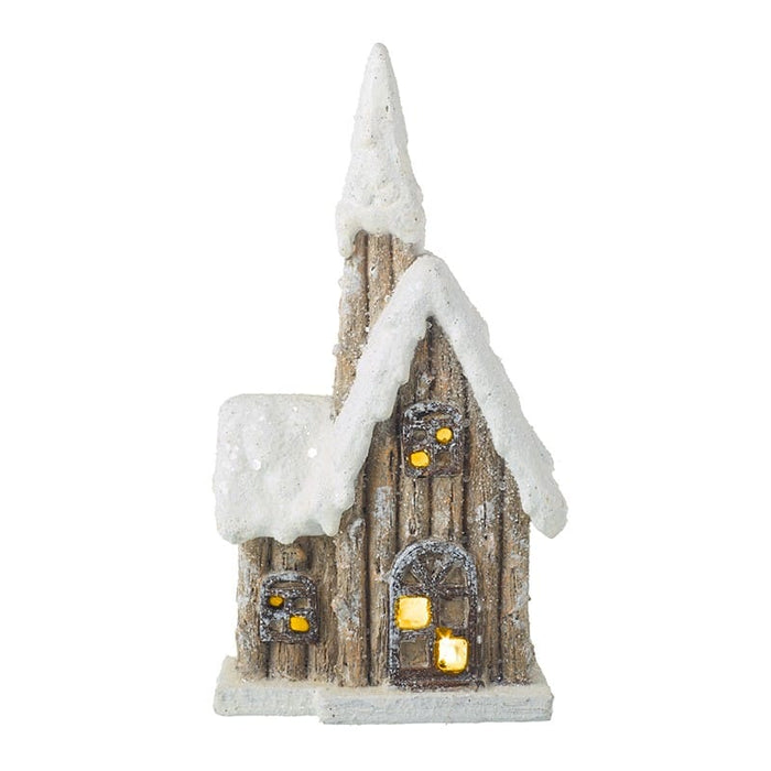 Heaven Sends Light Up Decoration Snowy Light Up House Snowy Light Up House | Windlebridge Garden Nursery