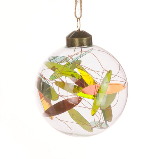 Floral Silk Baubles Bauble Glass Andi Bauble In Various Shapes