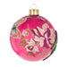 Floral Silk Baubles Bauble Glass Floral Bauble Or Finial