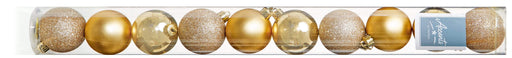Premier Decorations Baubles Premier 10x 60mm Champagne Gold Baubles