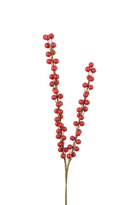 Floral Silk Berries Berry Spray 60cm