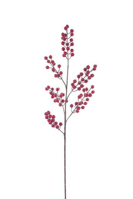 Floral Silk Berries Winter Berry Spray 78cm