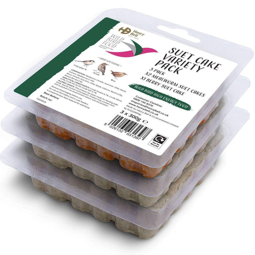 Henry Bell Bird Feed Henry Bell Suet Cake Variety Wild Bird Food 3 Pack