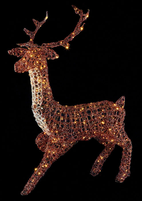 Premier Decorations Christmas Figures Premier 1.4m Acrylic Stag 300 LED'S