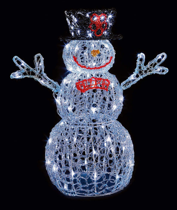 Premier Decorations Christmas Figures Premier 74cm Soft Acrylic Snowman With 88 LED'S