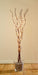 Premier Decorations Christmas Lights 1.2M Dark Brown Twig with 80 Clear Rice lights