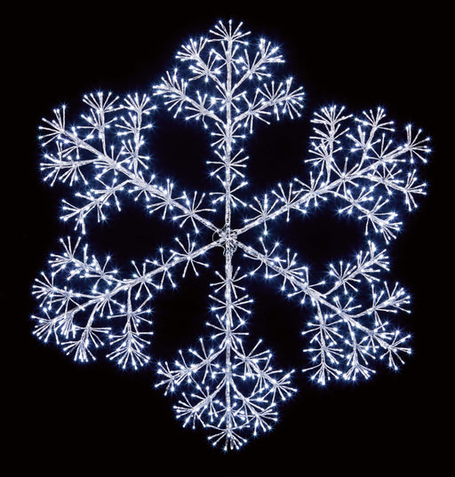 Premier Decorations Christmas Lights Premier 1.5M Silver Starburst Snowfalke Light