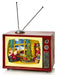 Premier Decorations Christmas Ornaments Premier 3D TV scene with rotating Christmas Tree