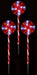 Premier Decorations Christmas Path Lights Premier 3pc 70cm Lollipop Path Lights