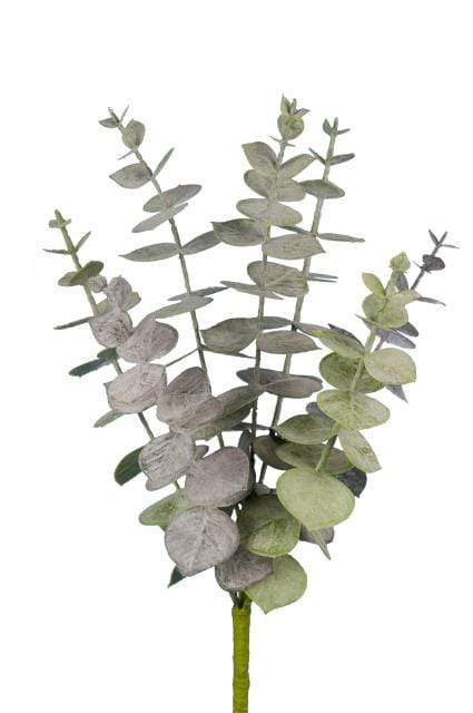 Floral Silk Christmas Pick Spiral Eucalyptus Pick 30cm