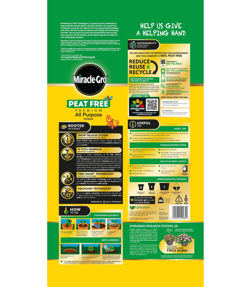 Miracle-Gro Compost Miracle-Gro Peat Free All Purpose Compost 40L