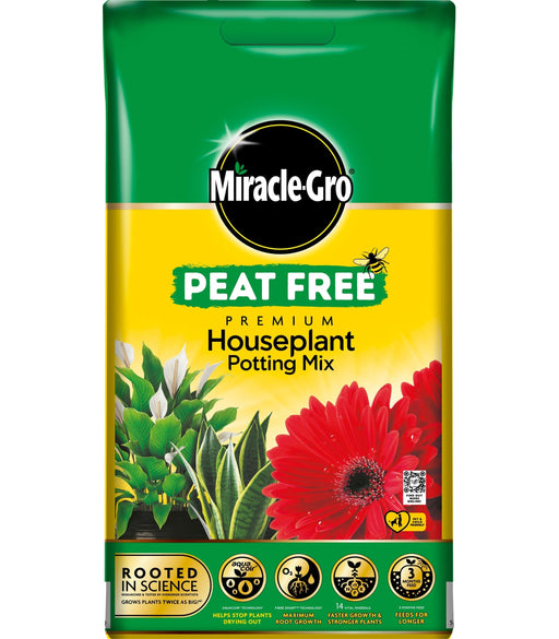 Miracle-Gro Compost Miracle-Gro Premium Houseplant Potting Mix Compost 10 Litres