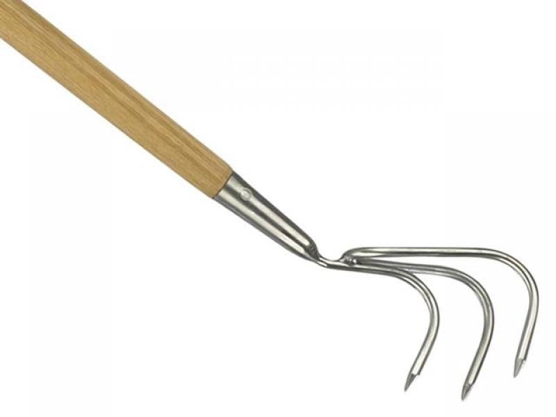 Kent & Stowe Cultivator Kent & Stowe Stainless Steel Long Handled 3 Prong Cultivator