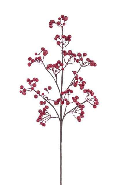 Floral Silk Berries Currant Berry Spray 63cm Currant Berry Spray 63cm Artificial Christmas Stem 