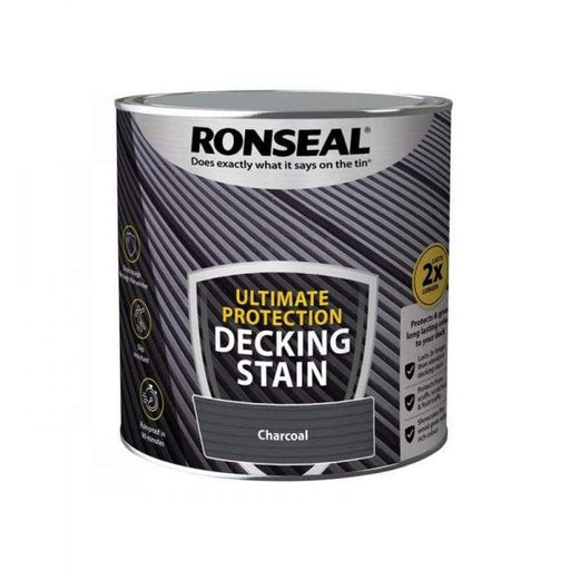 Ronseal Decking Stain Ronseal Ultimate Protection Decking Stain Charcoal 2.5L