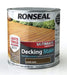 Ronseal Decking Stain Ronseal Ultimate Protection Decking Stain Dark Oak 2.5L