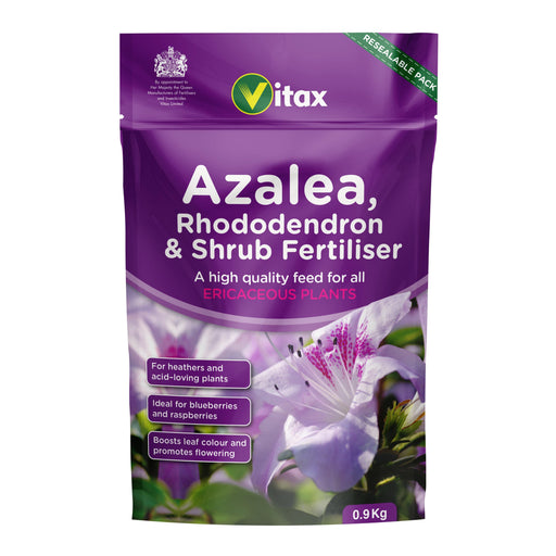 Vitax Ericaceous Plant Food Vitax Azalea Rhododendron & Shrub Fertiliser - 0.9kg