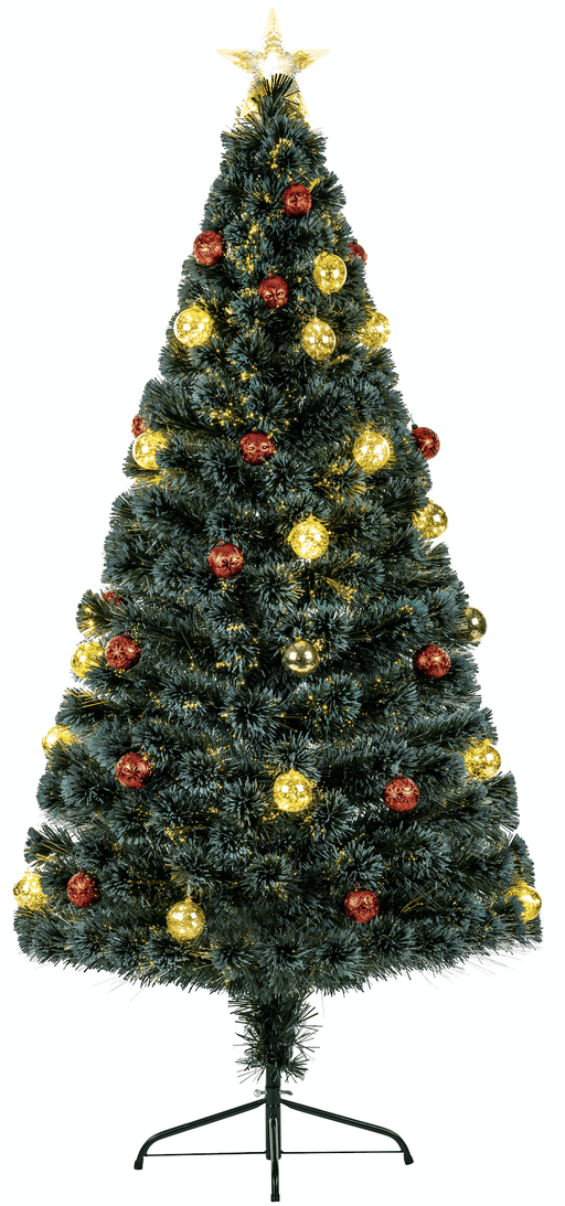 Premier Decorations Fibre Optic Premier Green Fibre Optic Christmas Tree Various Sizes