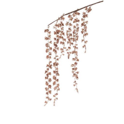 Floral Silk Glitter Pine Spray 106cm