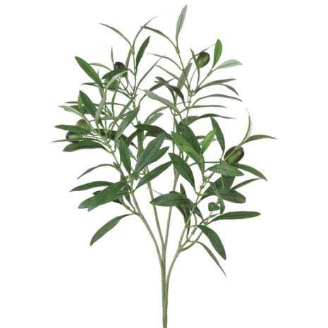 Floral Silk Foliage Olive Spray 54cm