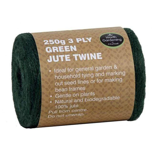 Garland Garden Twine Garland 250g 3 Ply Green Jute Twine