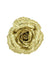 Floral Silk Clip On Decorations Gold Sparkle Rose with Clip 16cm Various Colours