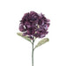 Floral Silk Hydrangeas Purple Antique Hydrangea Stem 76cm