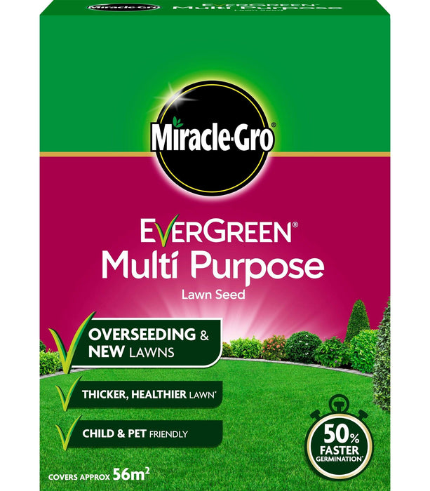 Miracle-Gro Lawn Seed Miracle-Gro EverGreen Multi Purpose Lawn Seed 1.6 kg 56m2