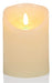 Premier Decorations LED Candles Premier 9cm wide Cream FlickaBright LED Candle