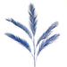 Floral Silk Palm spray Glitter Palm Spray 104cm in Blue