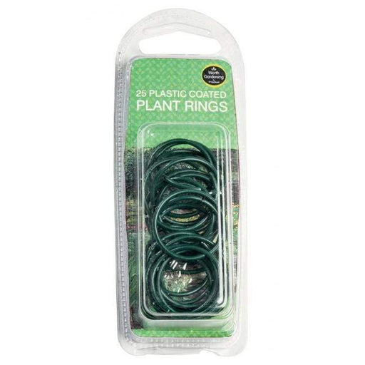 Garland Plant Clips & Rings Garland 25 Plastic Coated Plant Rings