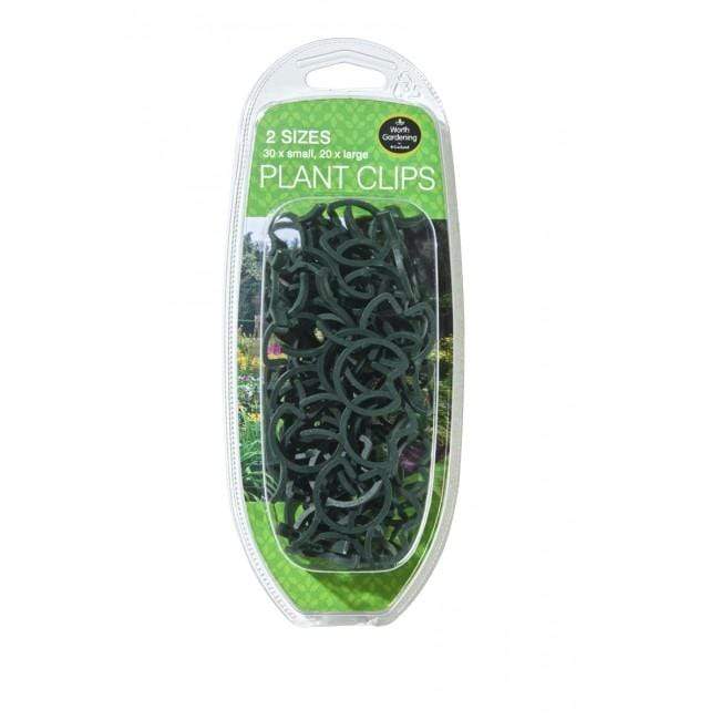 Garland Plant Clips & Rings Garland Plants Clips 50 Pack 2 Sizes